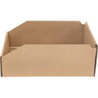 Boîtes profondes en carton ondul&eacute;, 8-3/4" la x 11-1/4" p x 4-1/2" h, Beige Nassau Supply