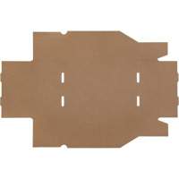 Boîtes profondes en carton ondul&eacute;, 8-3/4" la x 11-1/4" p x 4-1/2" h, Beige Nassau Supply