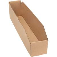 Boîtes profondes en carton ondul&eacute;, 1-7/8" la x 17-1/8" p x 4-1/2" h, Beige Nassau Supply