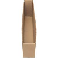 Boîtes profondes en carton ondul&eacute;, 2-7/8" la x 17-1/4" p x 4-1/2" h, Beige Nassau Supply