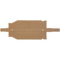 Boîtes profondes en carton ondul&eacute;, 2-7/8" la x 17-1/4" p x 4-1/2" h, Beige Nassau Supply