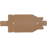 Boîtes profondes en carton ondul&eacute;, 3-3/4" la x 17-1/4" p x 4-1/2" h, Beige Nassau Supply
