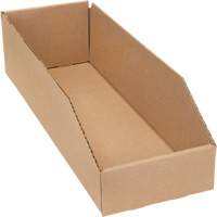 Boîtes profondes en carton ondul&eacute;, 5-3/4" la x 17-1/4" p x 4-1/2" h, Beige Nassau Supply