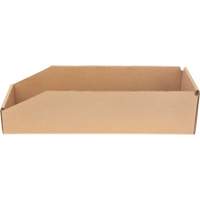 Boîtes profondes en carton ondul&eacute;, 5-3/4" la x 17-1/4" p x 4-1/2" h, Beige Nassau Supply