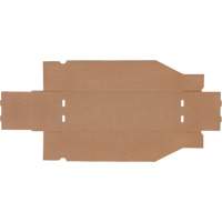 Boîtes profondes en carton ondul&eacute;, 5-3/4" la x 17-1/4" p x 4-1/2" h, Beige Nassau Supply