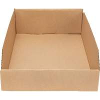 Boîtes profondes en carton ondul&eacute;, 11-3/4" la x 17-1/4" p x 4-1/2" h, Beige Nassau Supply