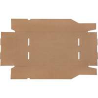 Boîtes profondes en carton ondul&eacute;, 11-3/4" la x 17-1/4" p x 4-1/2" h, Beige Nassau Supply