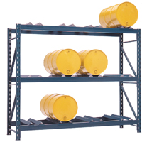 Drum Storage Racks, 12 Drums, 112" W x 36" D x 96" H DA542 | Nassau Supply