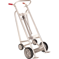 Diables pour baril avec frein manuel, Fabriqu&eacute; en Aluminium, 25 - 55 gal. US (20 - 45 gal. imp.) Nassau Supply