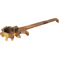 Deluxe Non-Sparking Drum Wrench, 1-1/4" Opening, 3-1/4" Handle, Bronze Alloy Nassau Supply