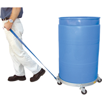 Multi-Tier Drum Dollies, Steel, 900 lbs. Capacity, 23-1/2" Diameter, Rubber Casters Nassau Supply