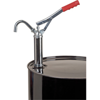 Lever-Type Drum Pump, Steel, 11 oz./Stroke, Fits 30-55 Gal. Nassau Supply