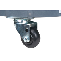 Leak Containment Drum Dolly, 24.25" dia. X 7.625" H, 1.5 US Gal. Spill Cap. Nassau Supply