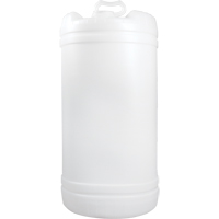 Barils en poly&eacute;thyl&egrave;ne &agrave; ouverture &eacute;troite, 15 gal. US (12,49 gal. imp.), Dessus ferm&eacute;, Naturel Nassau Supply