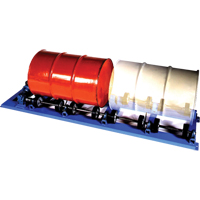 Double Stationary Drum Roller, 55 US gal. (45 Imperial Gal.) Capacity, Fixed Speed, 1 HP DC574 | Nassau Supply