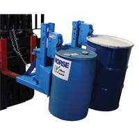 Manipulateur de barils MORSPEED 1500 pour chariot &eacute;l&eacute;vateur, Pour 55 gal. US (45 gal. imp.) Nassau Supply