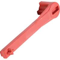 Single Ended Specialty Bung Nut Wrench, 1-1/4" Opening, 8" Handle, Non-Sparking Nylon Nassau Supply