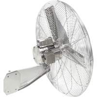 Ventilateurs en acier inoxydable lavables &agrave; grande eau pour service alimentaire, Industriel, 1 vitesses, Diam&egrave;tre de 20" Nassau Supply