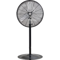 Non-Oscillating Pedestal Fan, Heavy-Duty, 2 Speed, 24" Diameter EA642 | Nassau Supply