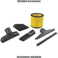 Aspirateur, Secs-humides, 6,5 CV, 16 gal. US (60,6 litres) Nassau Supply