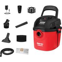 Cordless Wet/Dry Vacuum, 20 V, 1 gal. Capacity Nassau Supply