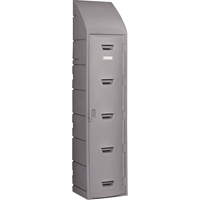 Locker, 15" x 18" x 73", Grey, Assembled FC695 | Nassau Supply