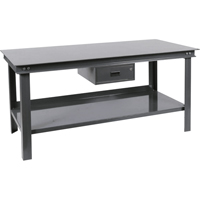 Heavy-Duty Workbench, 72" W x 36" D x 34" H, 14000 lbs. Capacity Nassau Supply