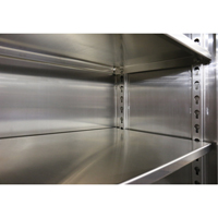 Extra Heavy-Duty Cabinet Shelf, 72" x 24", 1525 lbs. Capacity, Stainless Steel, Grey FI353 | Nassau Supply