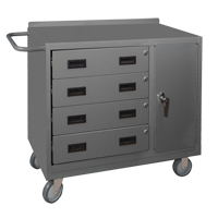 Armoire d'&eacute;tabli mobile, Acier Surface Nassau Supply