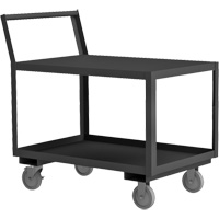 Low Deck Service Truck, 2 Tiers, 18-1/4" W x 33" D x 37-1/2" H, 1200 lbs. Cap. Nassau Supply