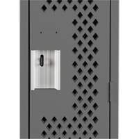 Casiers Clean Line, 12" x 12" x 72", Acier, Charbon, Rivet (assembl&eacute;), Perfor&eacute; Nassau Supply