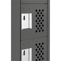 Assembled Lockerettes Clean Line™ Perforated Economy Lockers FJ655 | Nassau Supply