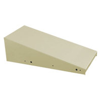 Clean Line Economy Lockers Slope Top, 4 Bank, 18" D x 48" W x 6" H, Beige, Steel Nassau Supply