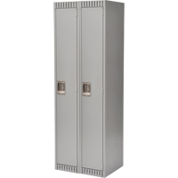 Casiers, Bloc de 2, 24" x 18" x 72", Acier, Gris, D&eacute;mont&eacute; Nassau Supply