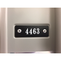 Locker Plate Numbers FL639 | Nassau Supply