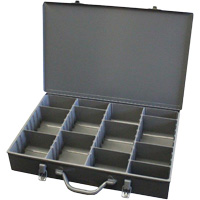 Compartment Steel Scoop Boxes, 17.875" W x 12" D x 3" H, 13 Compartments FL991 | Nassau Supply