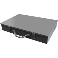 Compartment Steel Scoop Boxes, 17.875" W x 12" D x 3" H, 13 Compartments FL991 | Nassau Supply