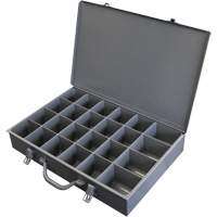 Steel Scoop Compartment Boxes, 17.875" W x 12" D x 3" H, 24 Compartments FL999 | Nassau Supply