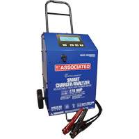 Chargeur de batterie sur roues avec fonction de d&eacute;marrage assist&eacute; de 12 V et 60 A Nassau Supply