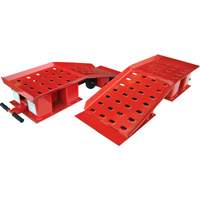 Pair of Truck Ramps, 20000 lbs. Capacity, 48-1/4" L, 12-5/8" W, 9" H Nassau Supply