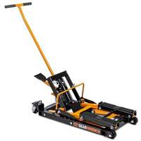 ATV and Motorcycle Jack, 0.75 Ton(s) Capacity, 4-2/3" Lowered, 14-1/2" Raised, Manual Hydraulic Nassau Supply