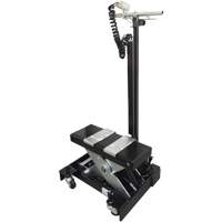 Low Profile Floor Service Jack, 12 Ton(s) Capacity, 7-1/2" Lowered, 15" Raised, Air Hydraulic Nassau Supply