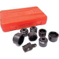 8 Pc. Extra-Low-Profile Oil Filter Socket Set Nassau Supply