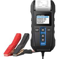 Testeur de batterie, de charge et de d&eacute;marrage BT300P avec imprimante Nassau Supply