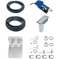 115V AC DEF Transfer Pump & IBC Tote Bracket with Nozzle Nassau Supply