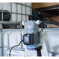 115V AC DEF Transfer Pump & IBC Tote Bracket with Nozzle Nassau Supply