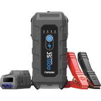 D&eacute;marreur d'appoint, survolteur, banque d'alimentation et lampe de poche JumpSurge1500 Nassau Supply