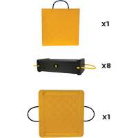 10-Piece CribLok Composite Cribbing System Kit Nassau Supply