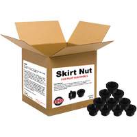10-Piece Graphite-Coated Skirt Nuts for Pilot Hub Wheels Nassau Supply