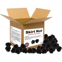 100-Piece Graphite-Coated Skirt Nuts for Pilot Hub Wheels Nassau Supply